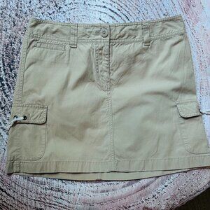 Vineyard Vines Khaki Cargo Pocket Skirt Size 6